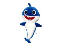 peluche baby shark 20cm azul