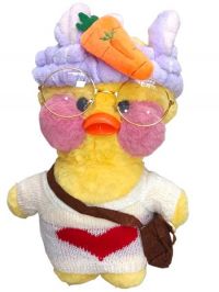 peluche lalfan pato amalillo