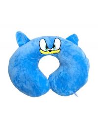 peluche  U almohada sonic azul