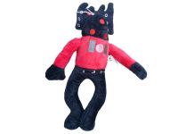 peluche  inodoro skibidi rojo 30cm