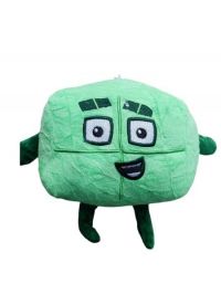 peluche  numberblocks verde 12cm