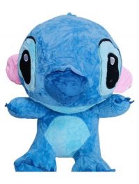 peluche  stitch  azul orejas caidas 55cm