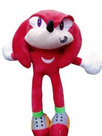 peluche  sonic 40cm  rojo