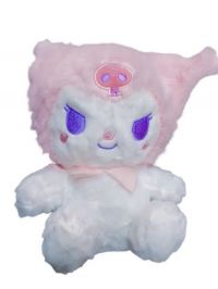 peluche pelo largon kuromi  rosa   22cm