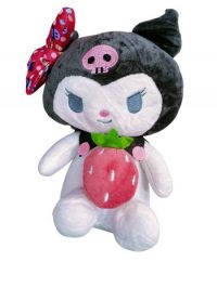 peluche kuromi  c/frutilla 25cm