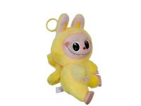 peluche  llavero LABUBU alas pueden volar 16cm amanillo