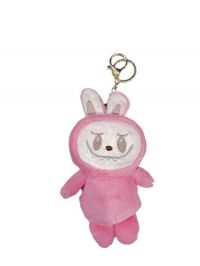 peluche  llavero  de  hierro  LABUBU  16cm  rosa