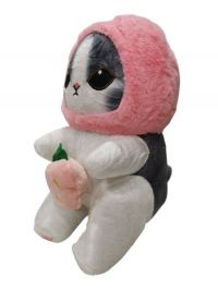 peluche  mofusand  shark cat   rosa 26cm 