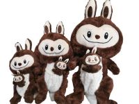 peluche  LABUBU canguro c/bebe 40cm  marron