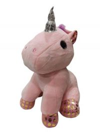 peluche  UNICORNIO rosaa 25cm
