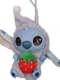 peluche llavero c/cuerda ST  15cm  azu/futilla