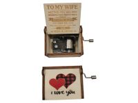 caja  de musica  SENDE TO WIFE  7CM